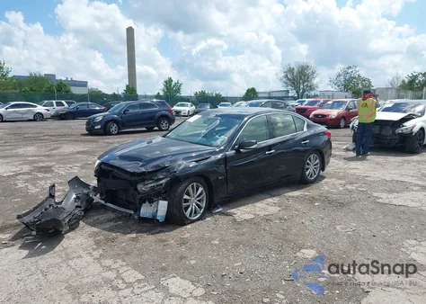 2017 Infiniti Q50 3.0T Premium из США, поврежденный, VIN JN1EV7AR9HM833459